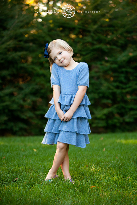 As you can see, she was making my job pretty easy! How cute is she?!