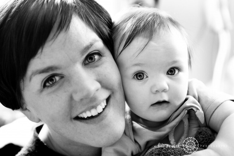 My pretty sister and her pretty baby. 