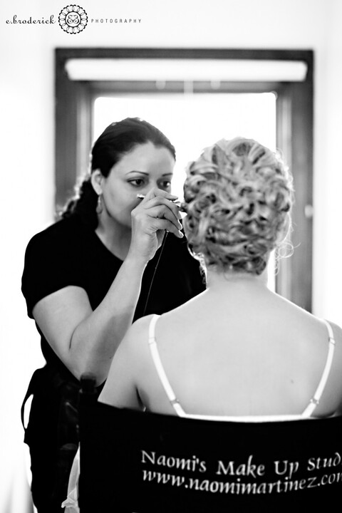 Here's a great shot of Shelby's hairstyle. And I love that make-up chair. 