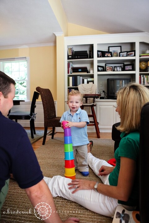 Playin' with Mom and Dad.