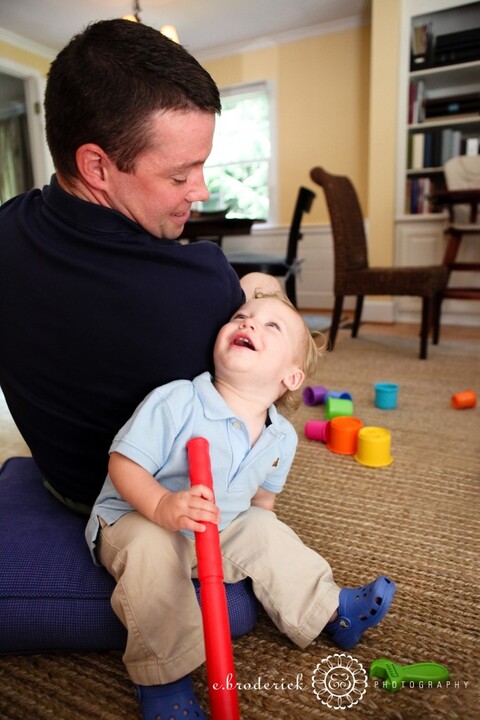 Peek-a-Boo with Daddy!