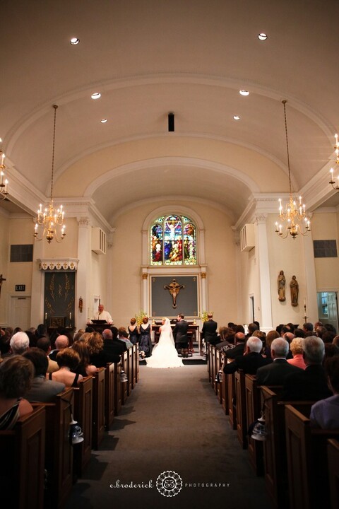 The church was quite beautiful.