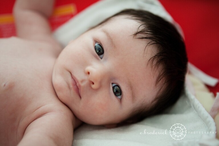 Look at him! The hair, the face...I agree with his Mom and Dad--he IS perfect.