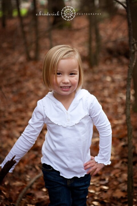 This was so funny--she was totally posing for me. Quite the model, I'd say!