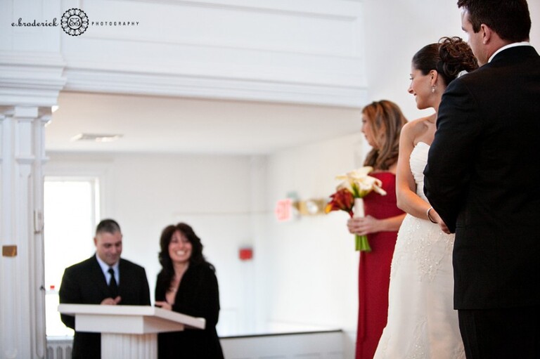 Rachel's brother and sister do a reading together. Love this shot.