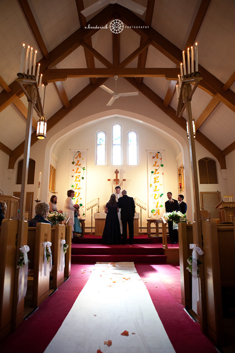 The church was so pretty.