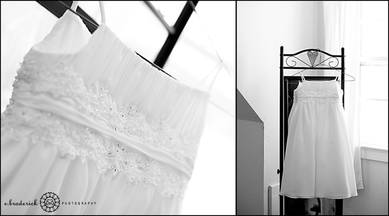 The flower girl dresses were adorable.