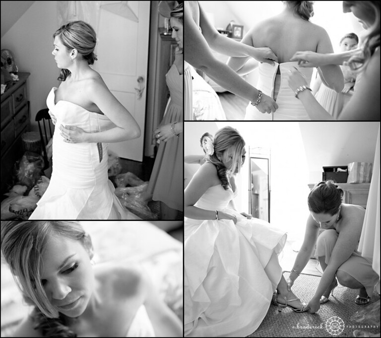 The transformation! Girl-next-door to full-on bride. She looked AMAZING.