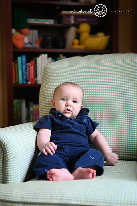 Just a little dude in a big chair.