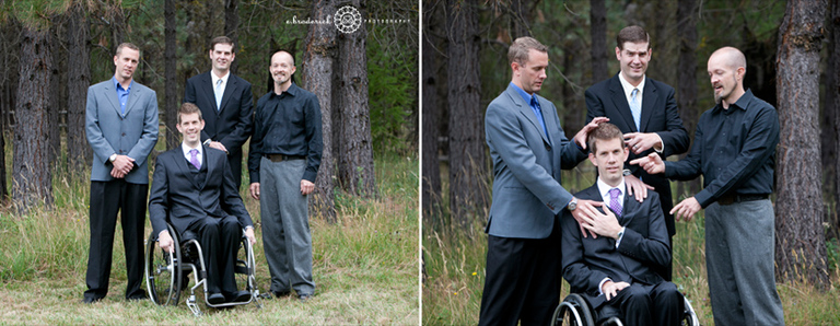 Love these. After a few "serious" pics, the brothers pulled their own version of an Awkward Family photo. 