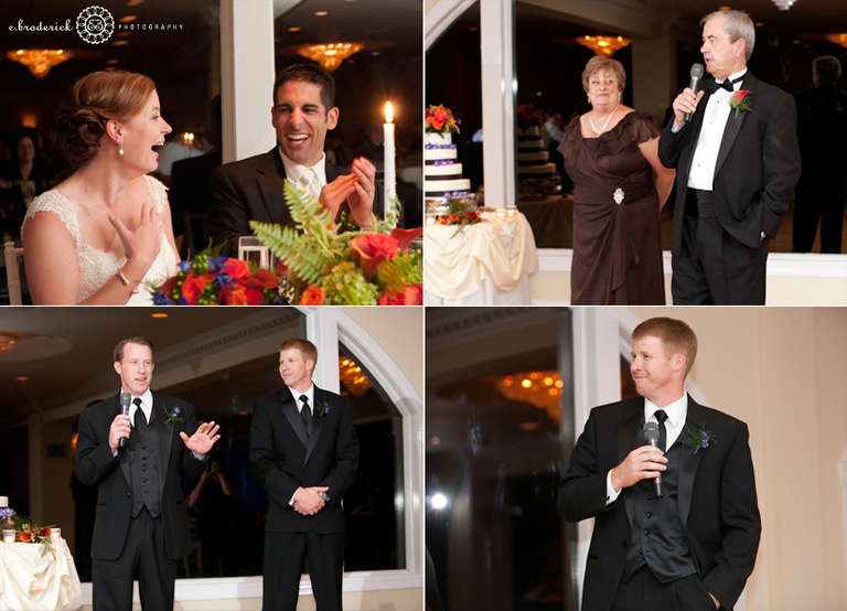 The toasts were a riot!